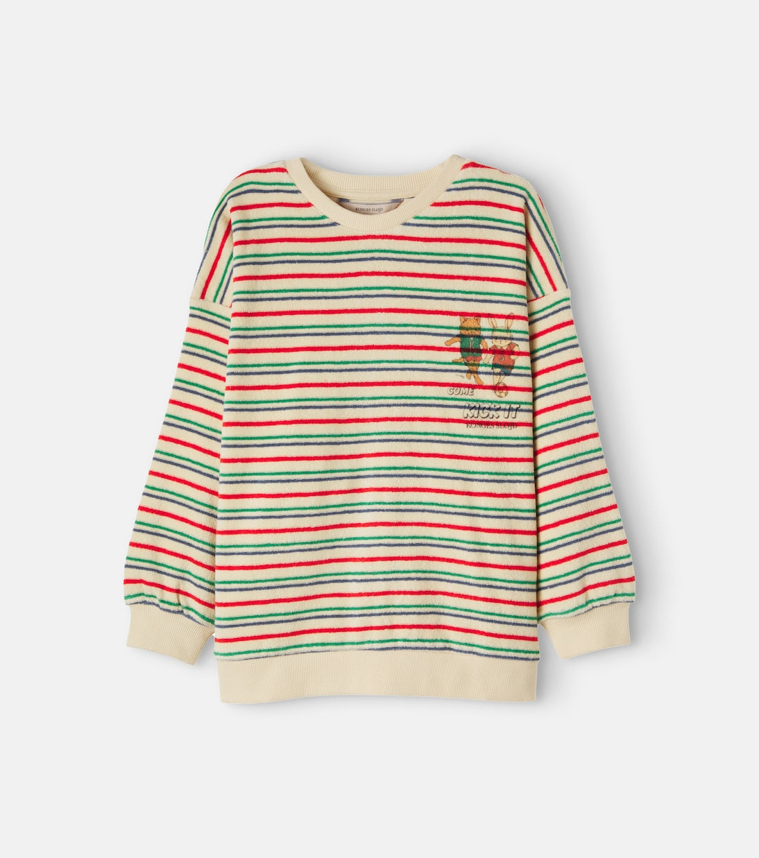 Konges Sløjd - Itty striped cotton terry sweatshirt
