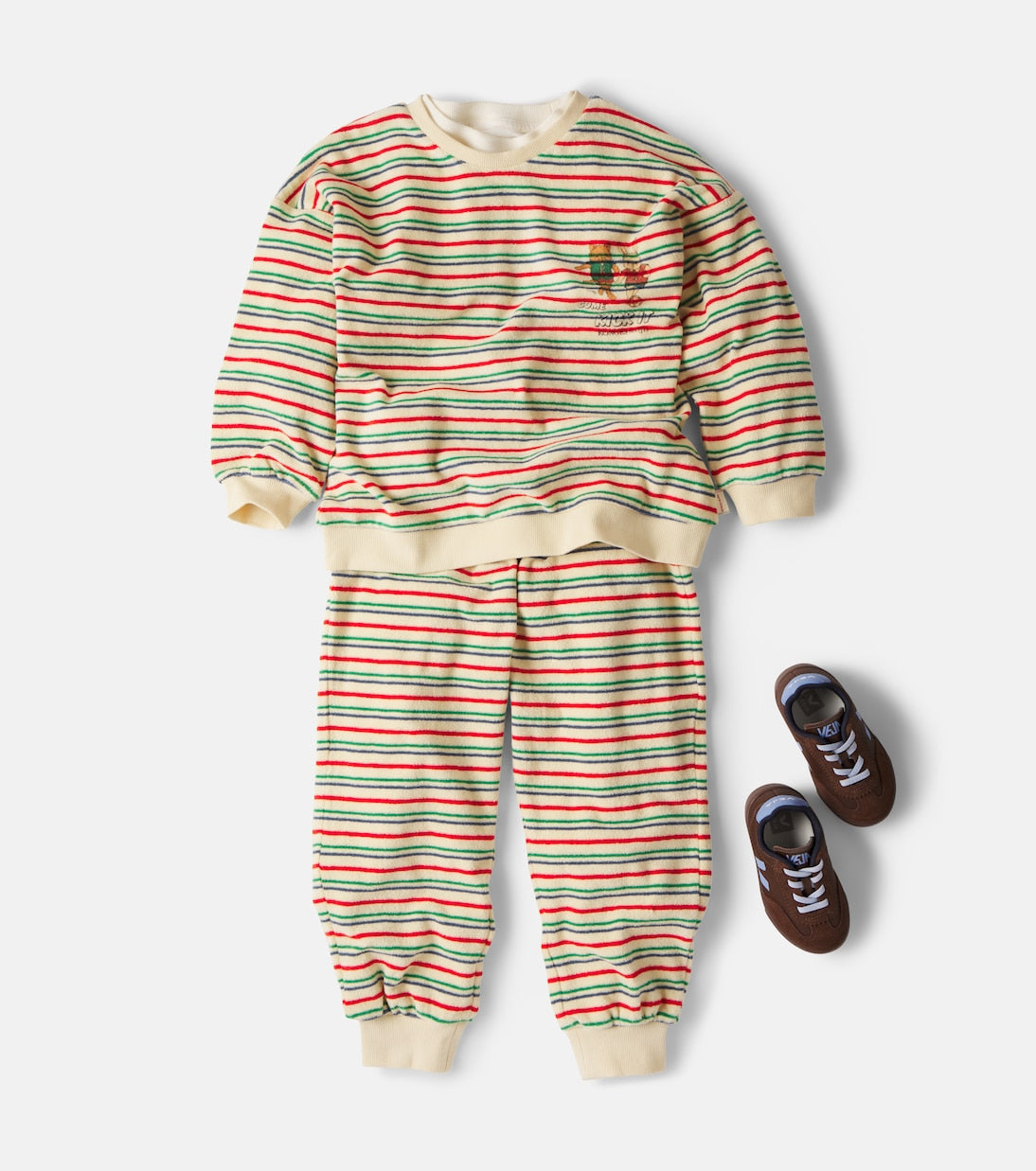 Konges Sløjd - Itty striped cotton terry sweatshirt