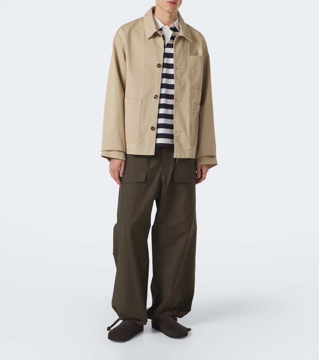 JW Anderson - Embroidered cotton canvas jacket