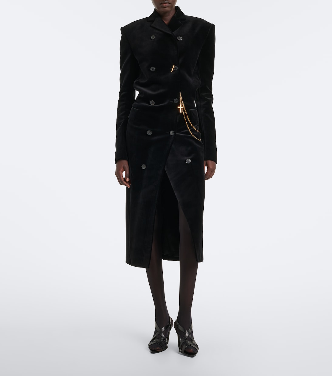Khaite - Rolon cotton double-breasted coat