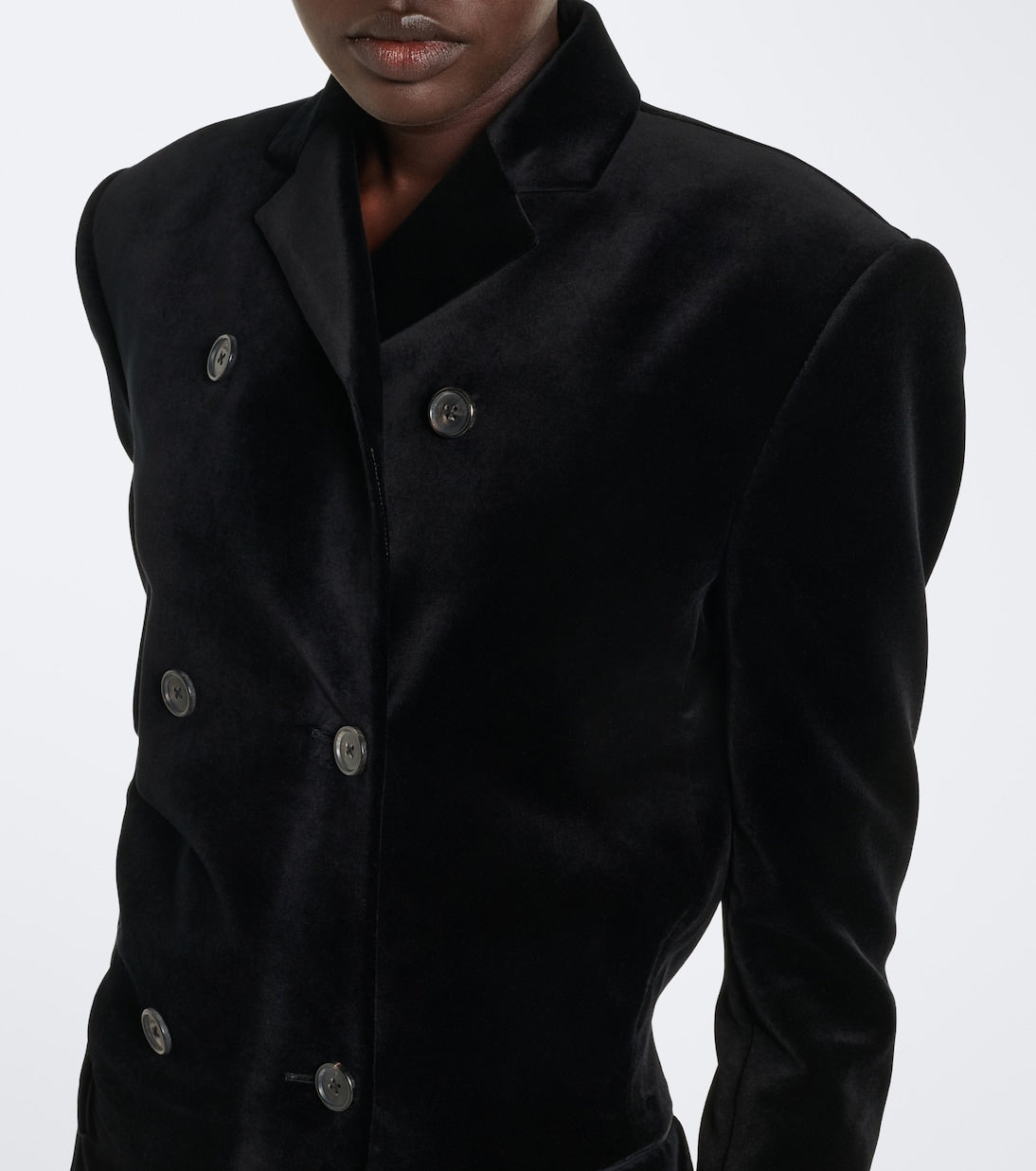 Khaite - Rolon cotton double-breasted coat