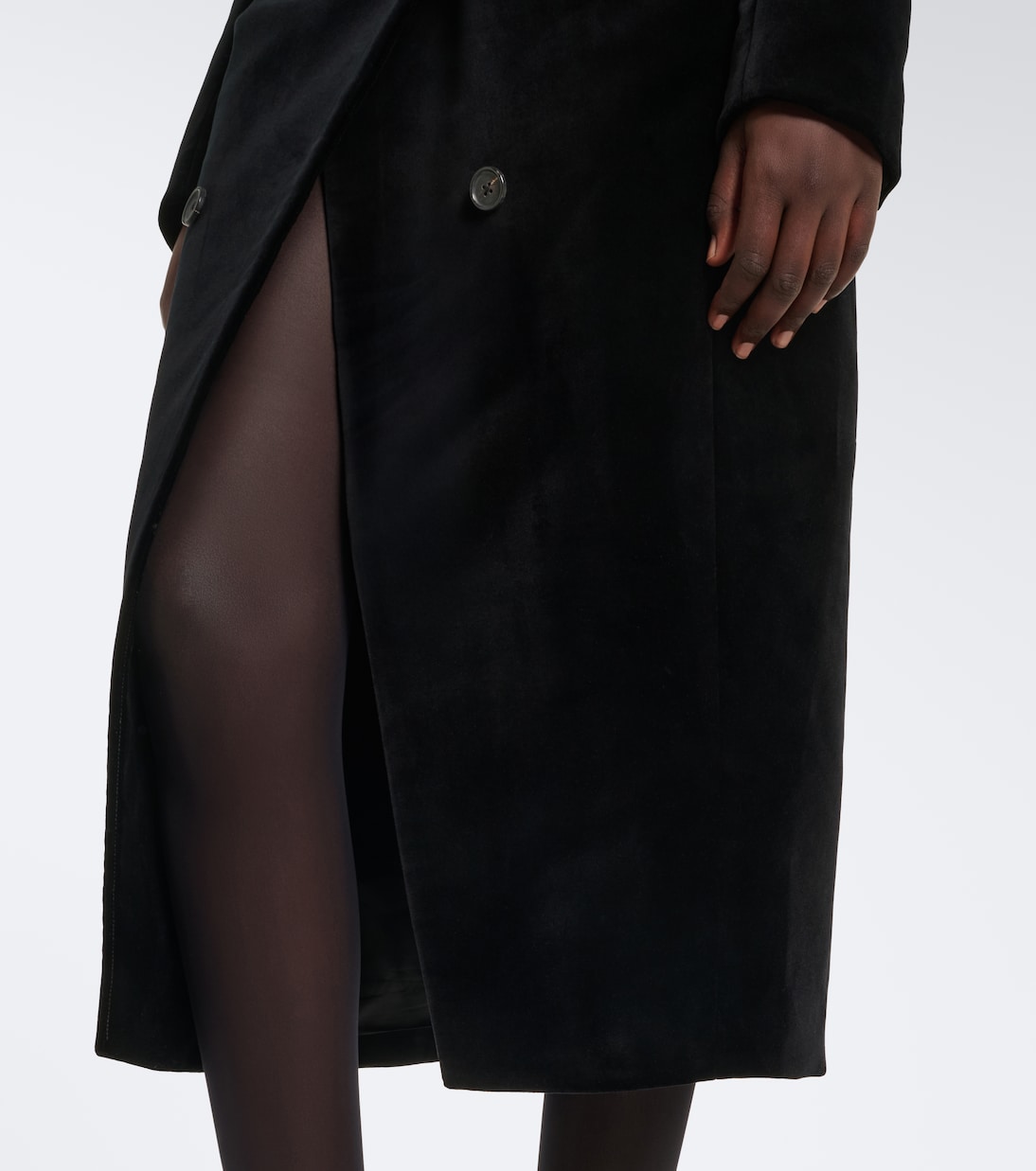Khaite - Rolon cotton double-breasted coat