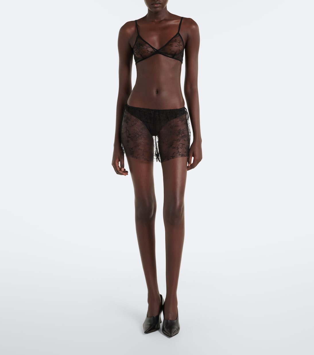 Khaite - Talita sheer lace bralette