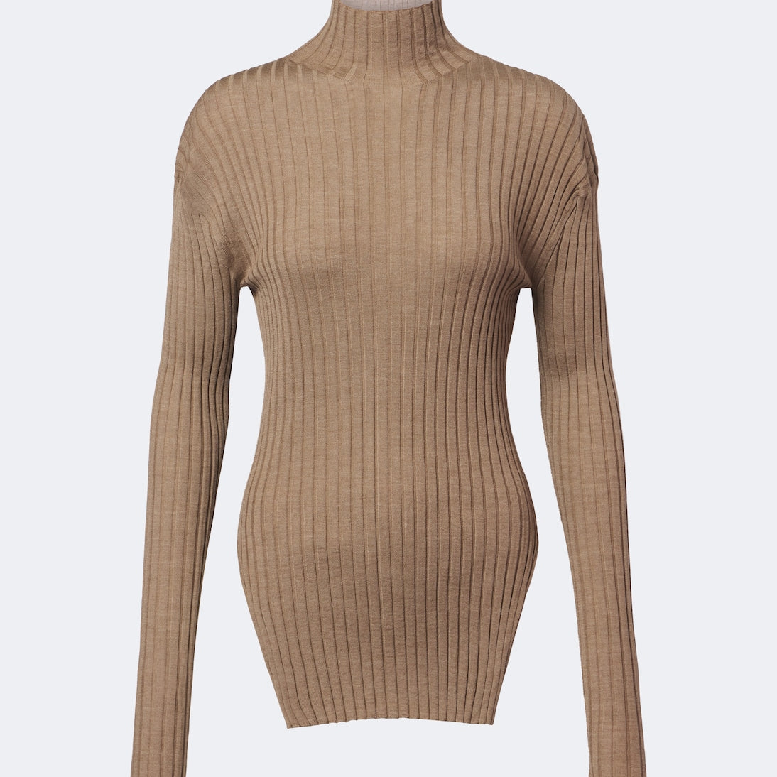 Khaite - Vinci wool and silk turtleneck top