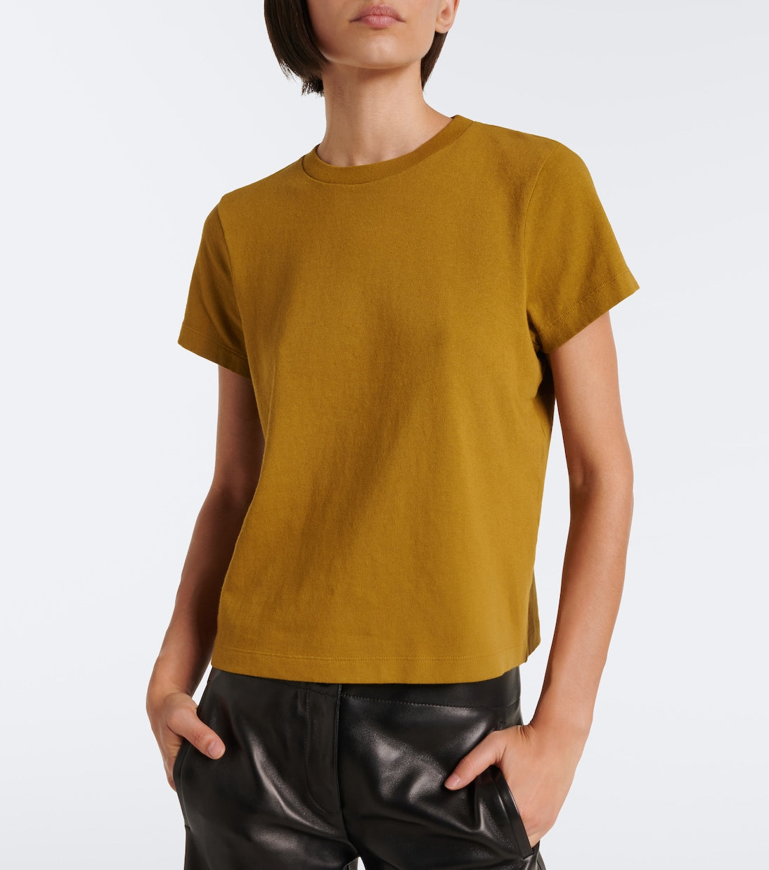 Khaite - Emmylou knitted cotton T-shirt