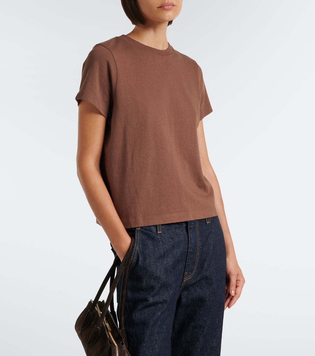 Khaite - Emmylou knitted cotton T-shirt