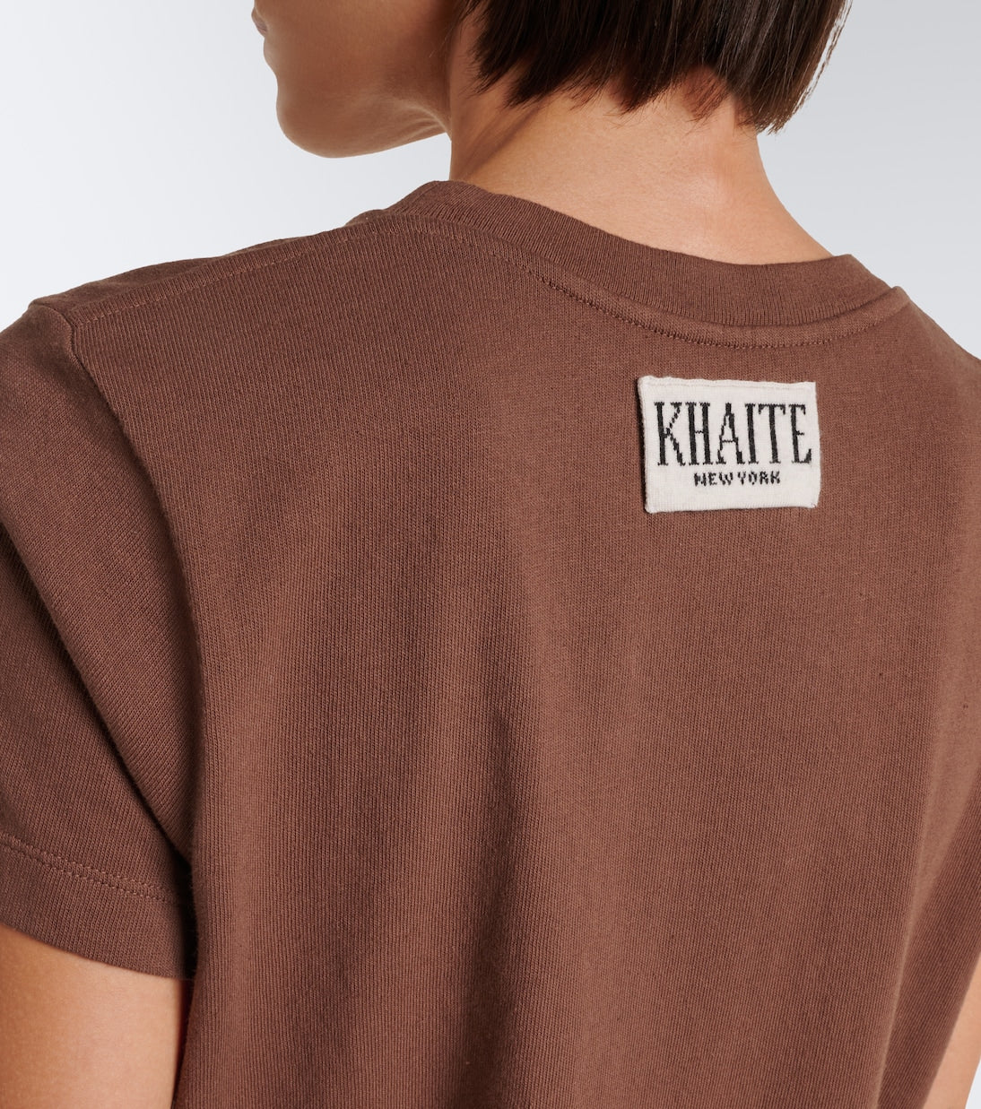 Khaite - Emmylou knitted cotton T-shirt