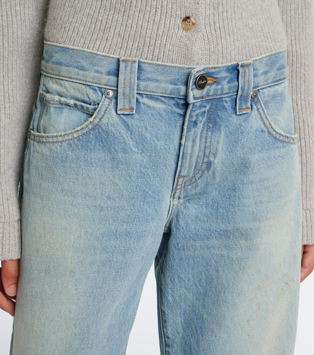Khaite - Karo faded barrel-leg jeans