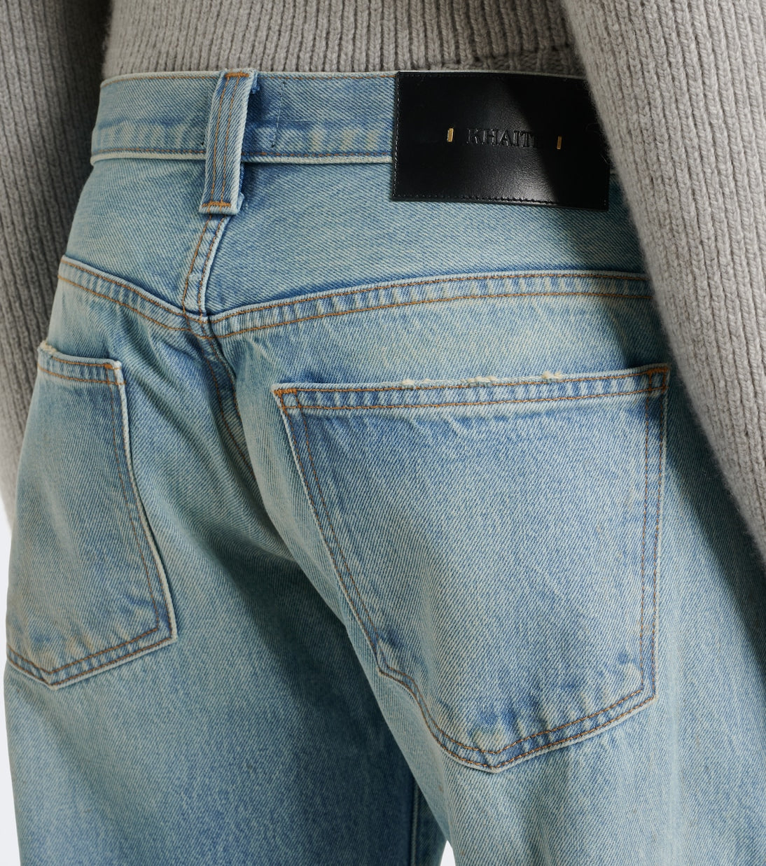 Khaite - Karo faded barrel-leg jeans