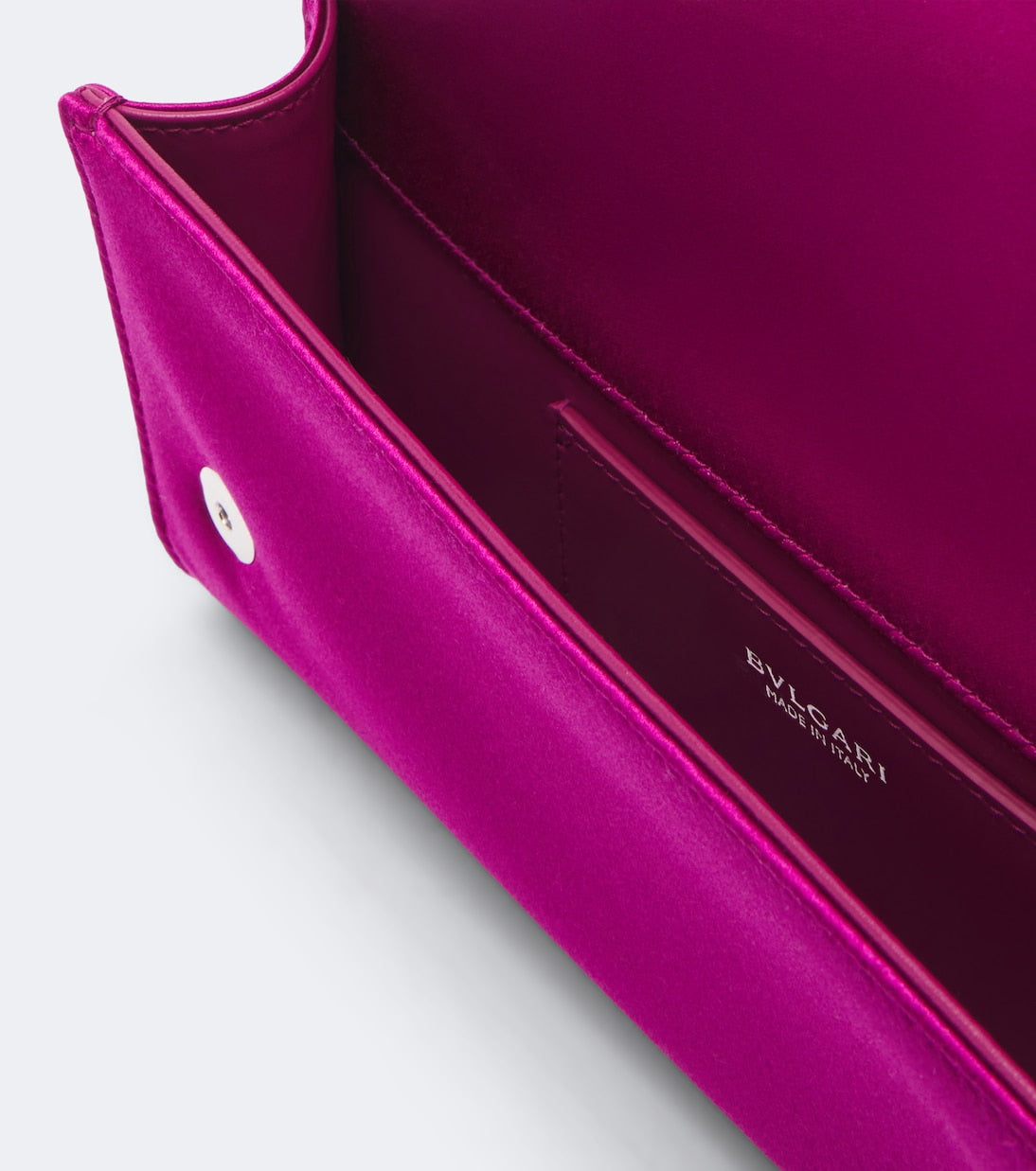 Bvlgari - Bvlgari Tubogas embellished satin clutch