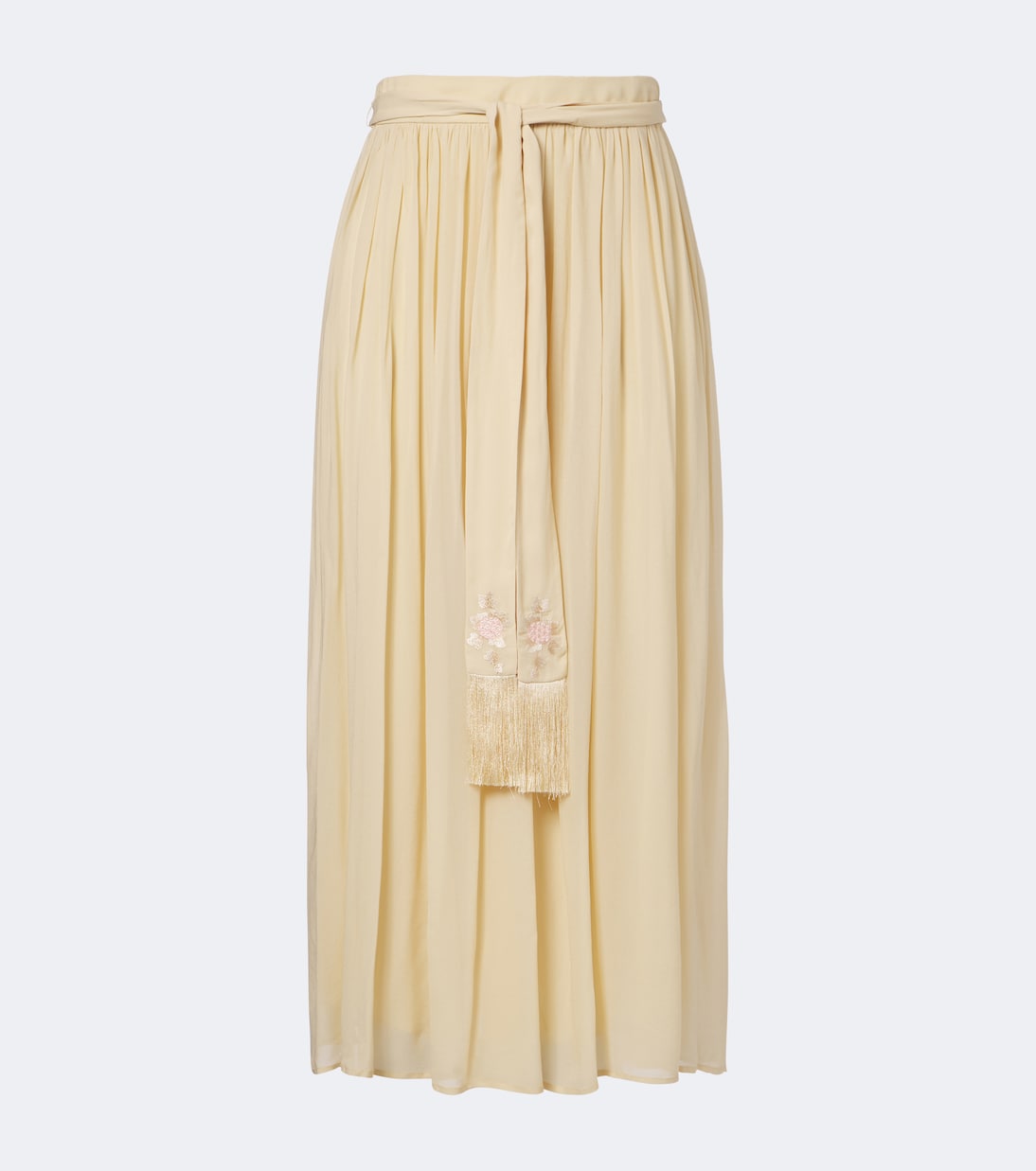 Zimmermann - Valiant belted pleated midi skirt