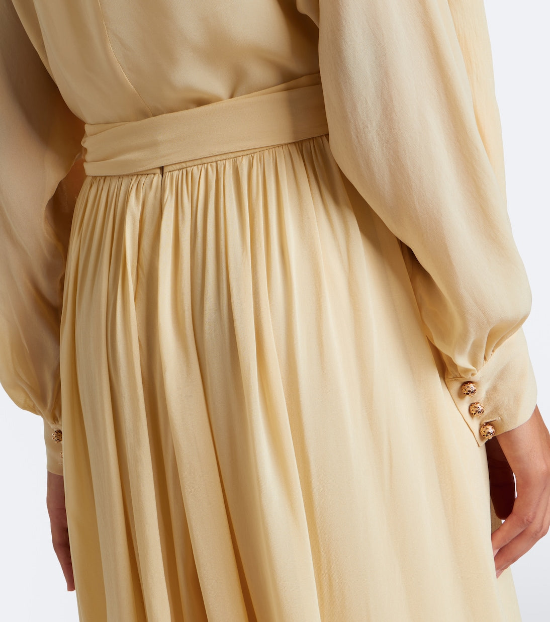 Zimmermann - Valiant belted pleated midi skirt