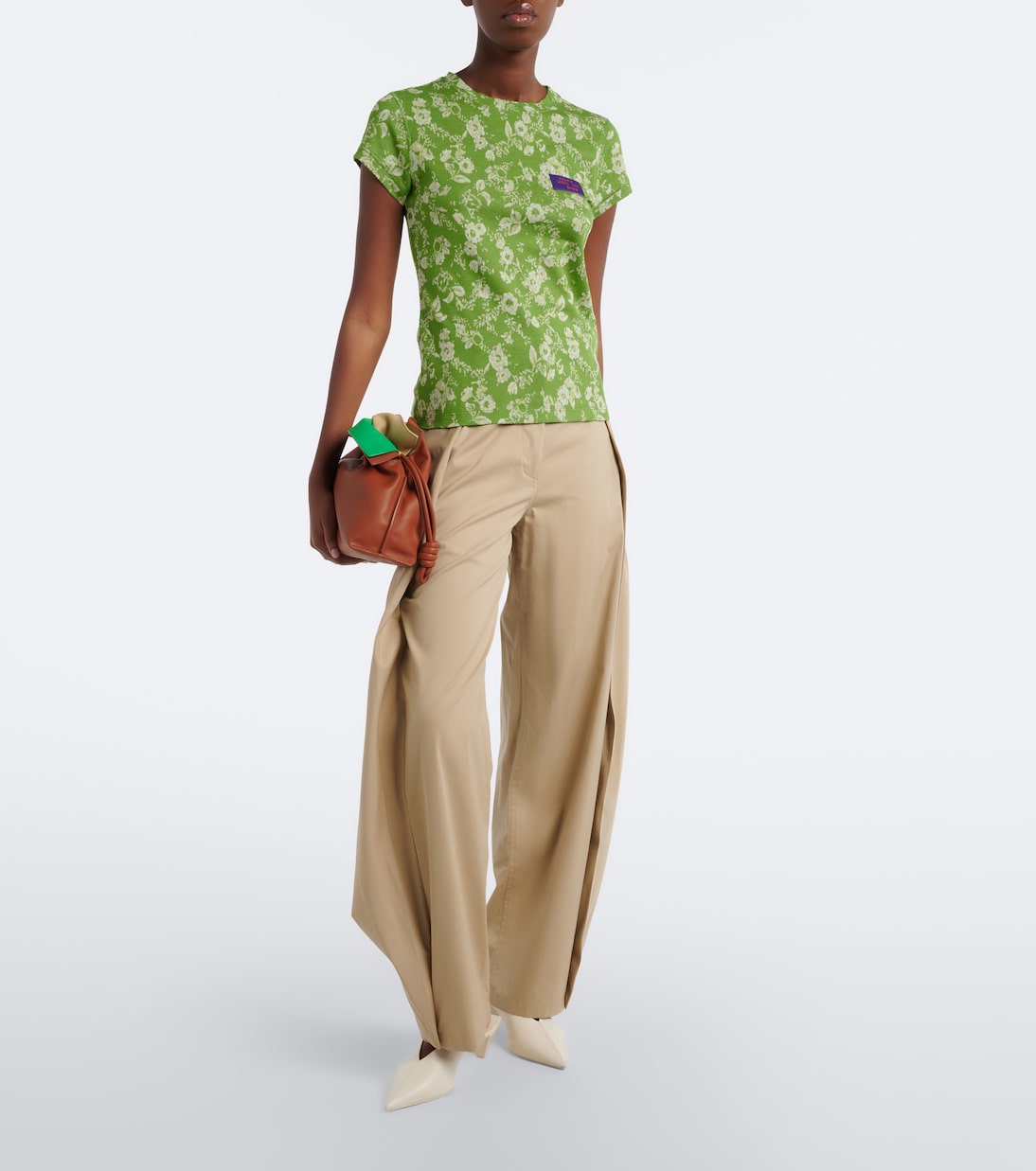 Loewe - x Cosima von Bonin floral cotton T-shirt