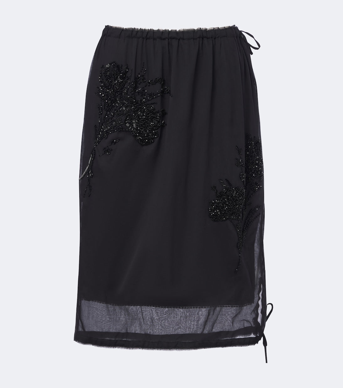 Prada - Embellished midi skirt