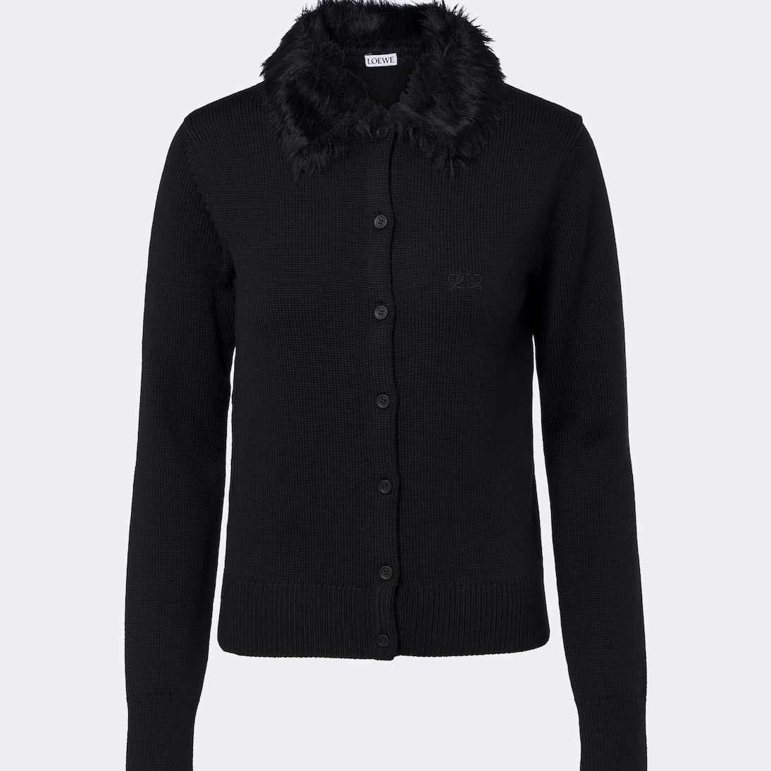 Loewe - Double L wool cardigan