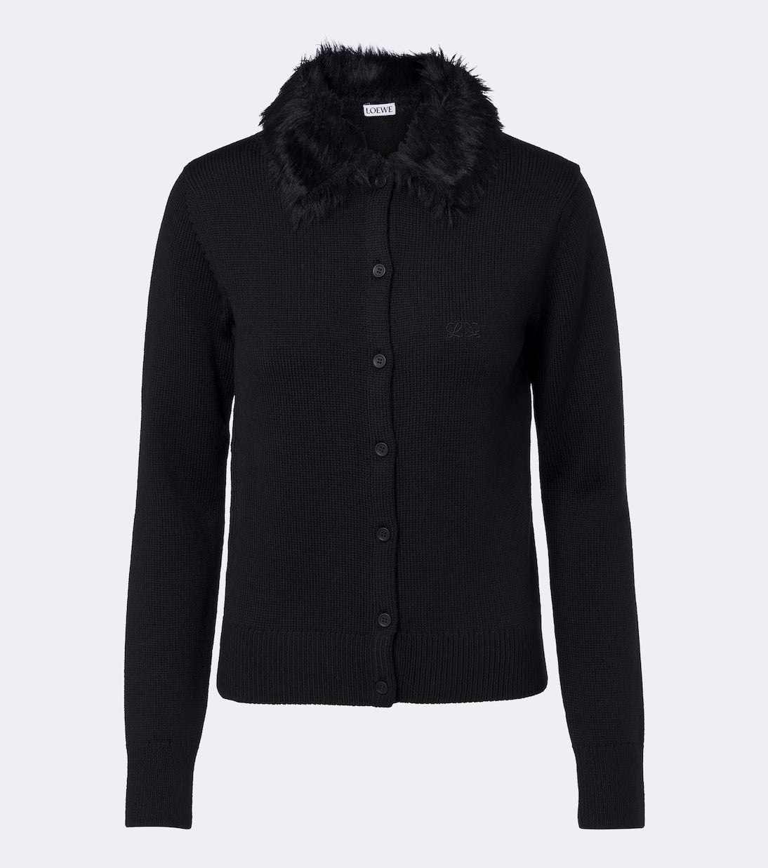 Loewe - Double L wool cardigan