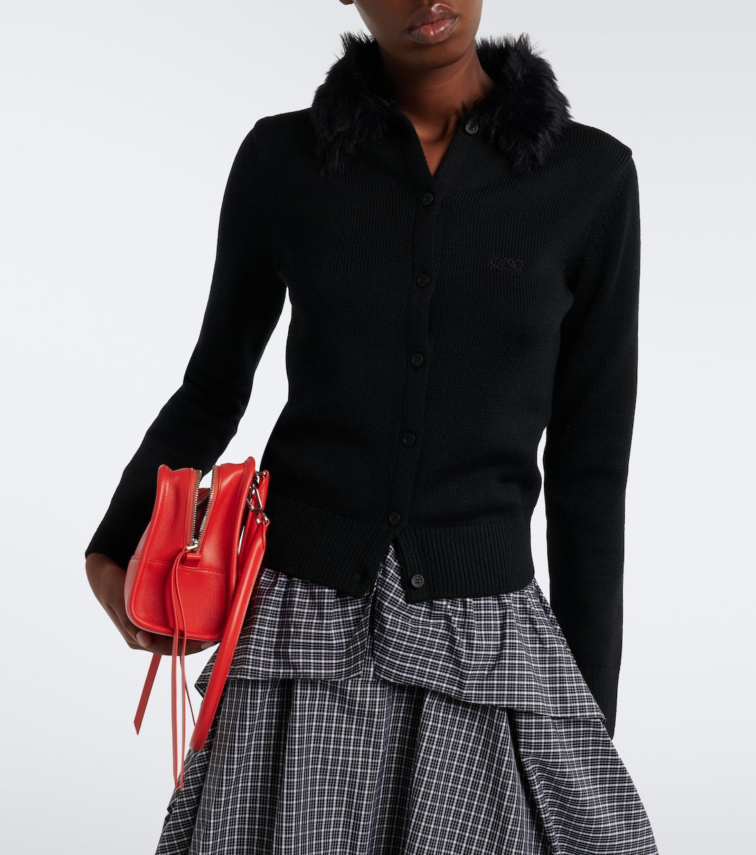 Loewe - Double L wool cardigan