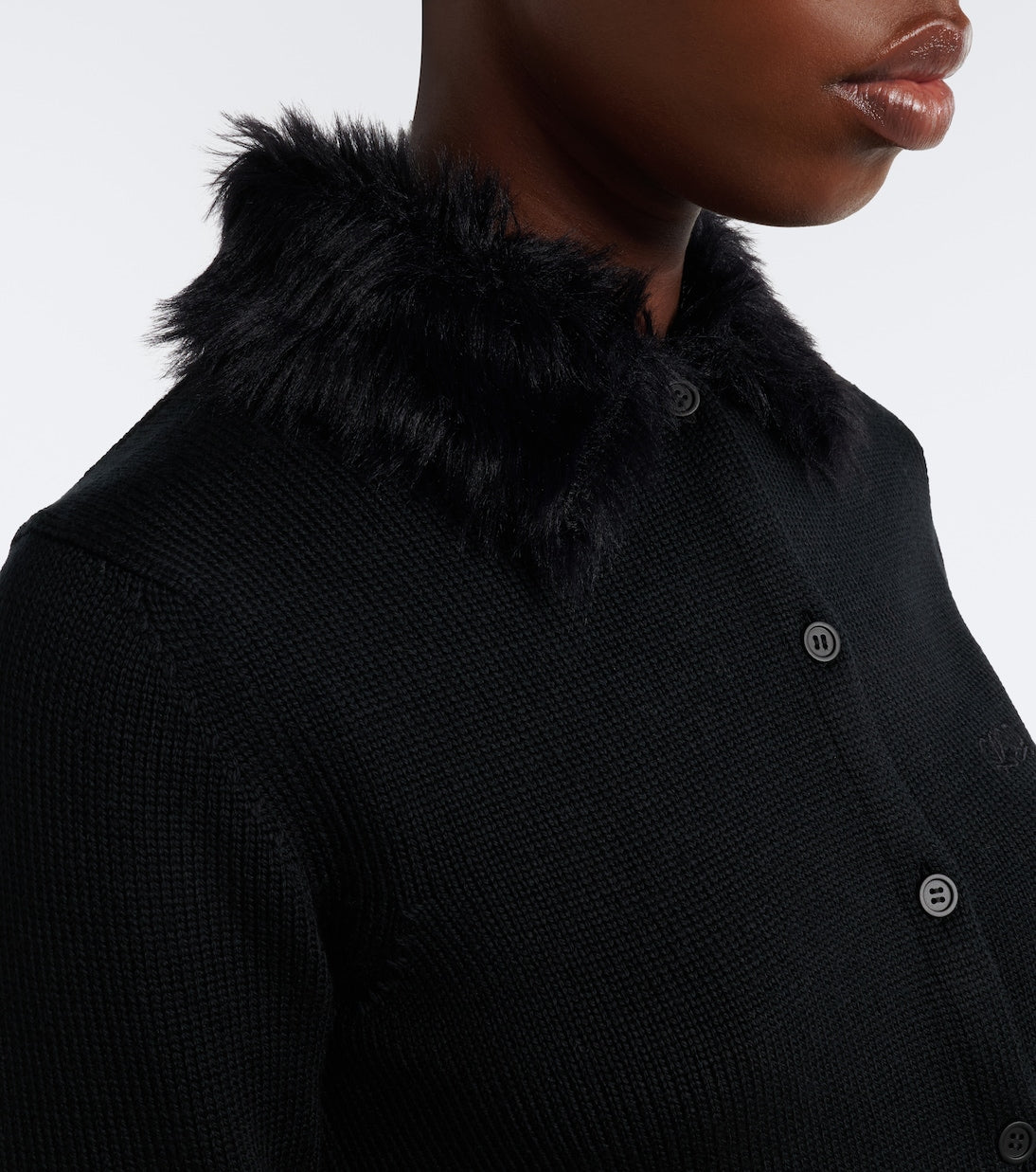 Loewe - Double L wool cardigan
