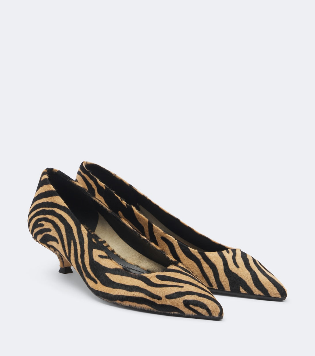 Aeyde - Cari tiger-print calf hair pumps