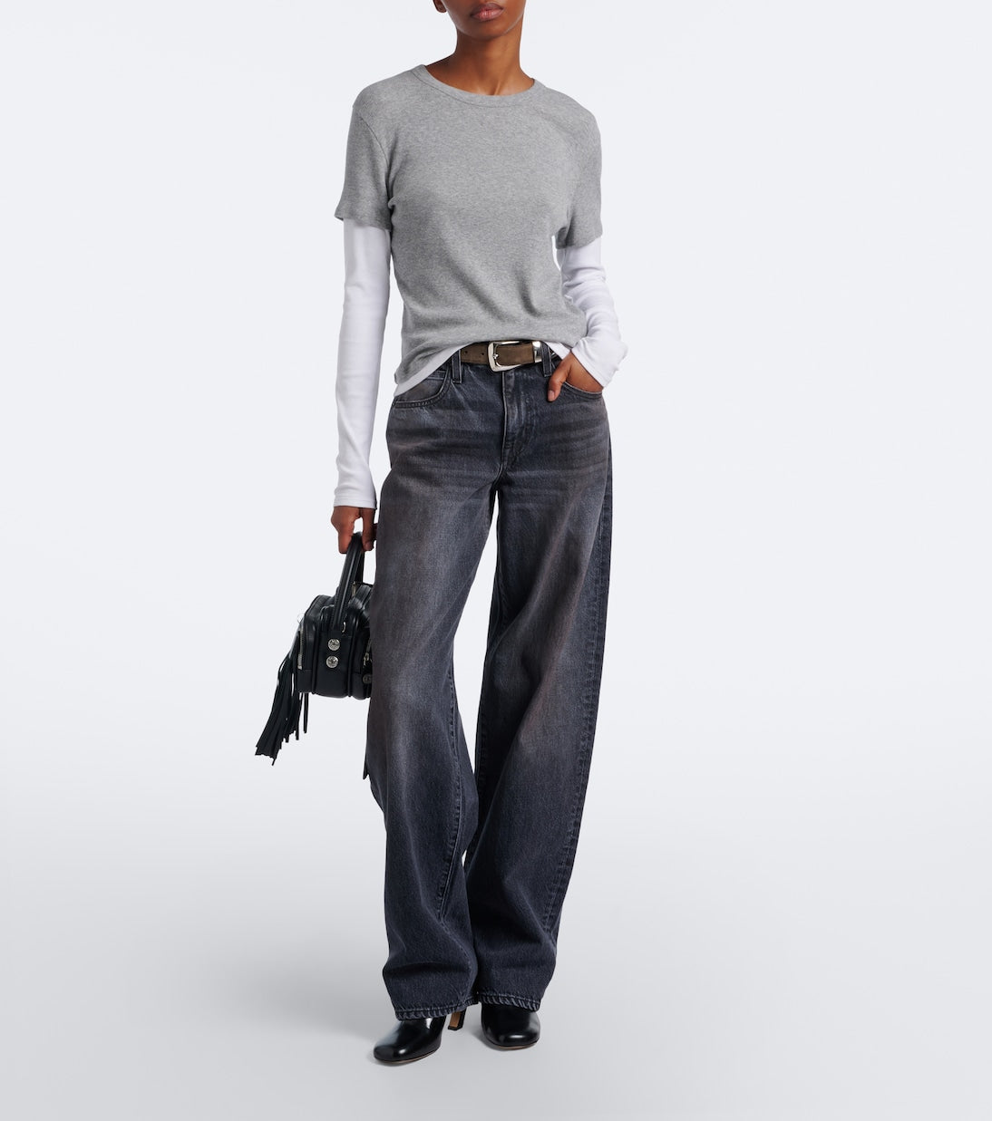 SLVRLAKE - Hailey barrel-leg jeans
