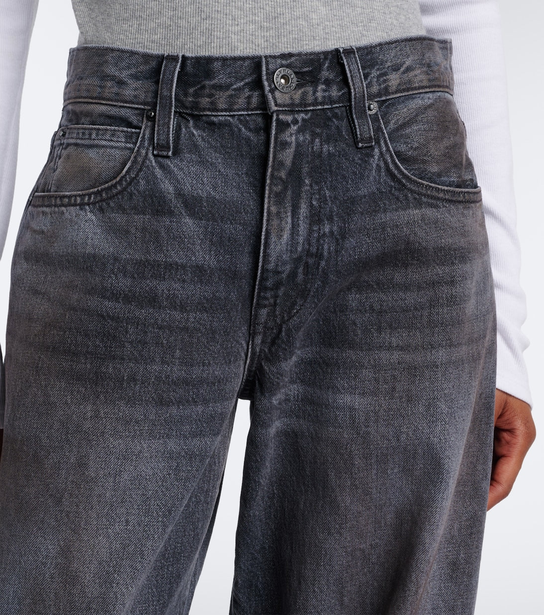 SLVRLAKE - Hailey barrel-leg jeans