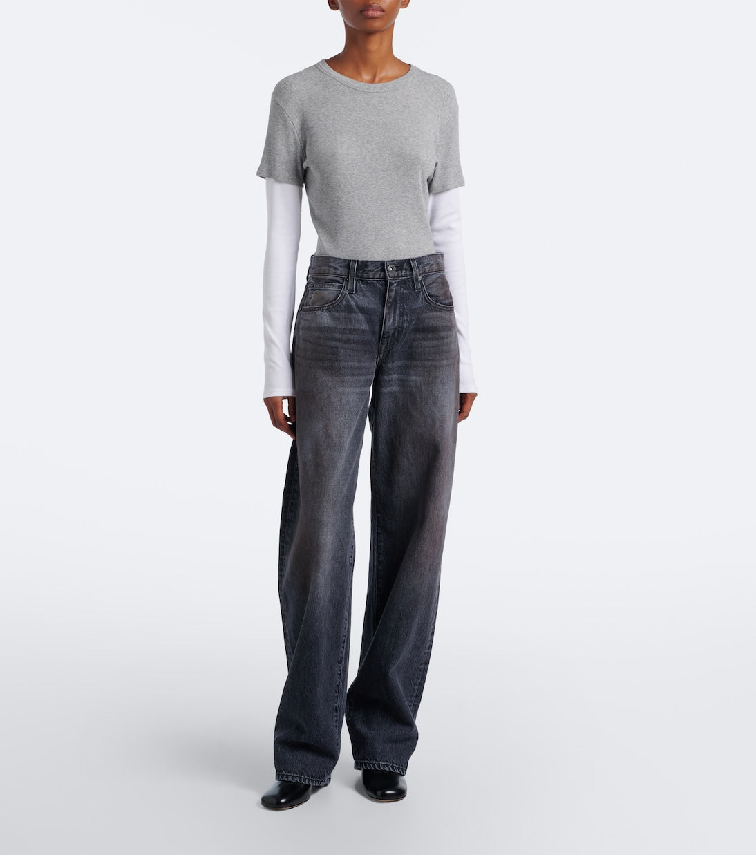SLVRLAKE - Hailey barrel-leg jeans