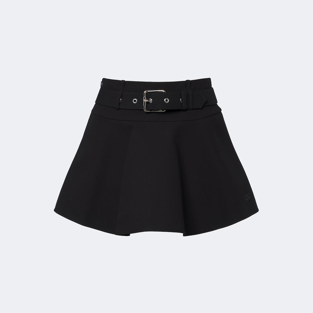 Loewe - Belted cotton mini skirt