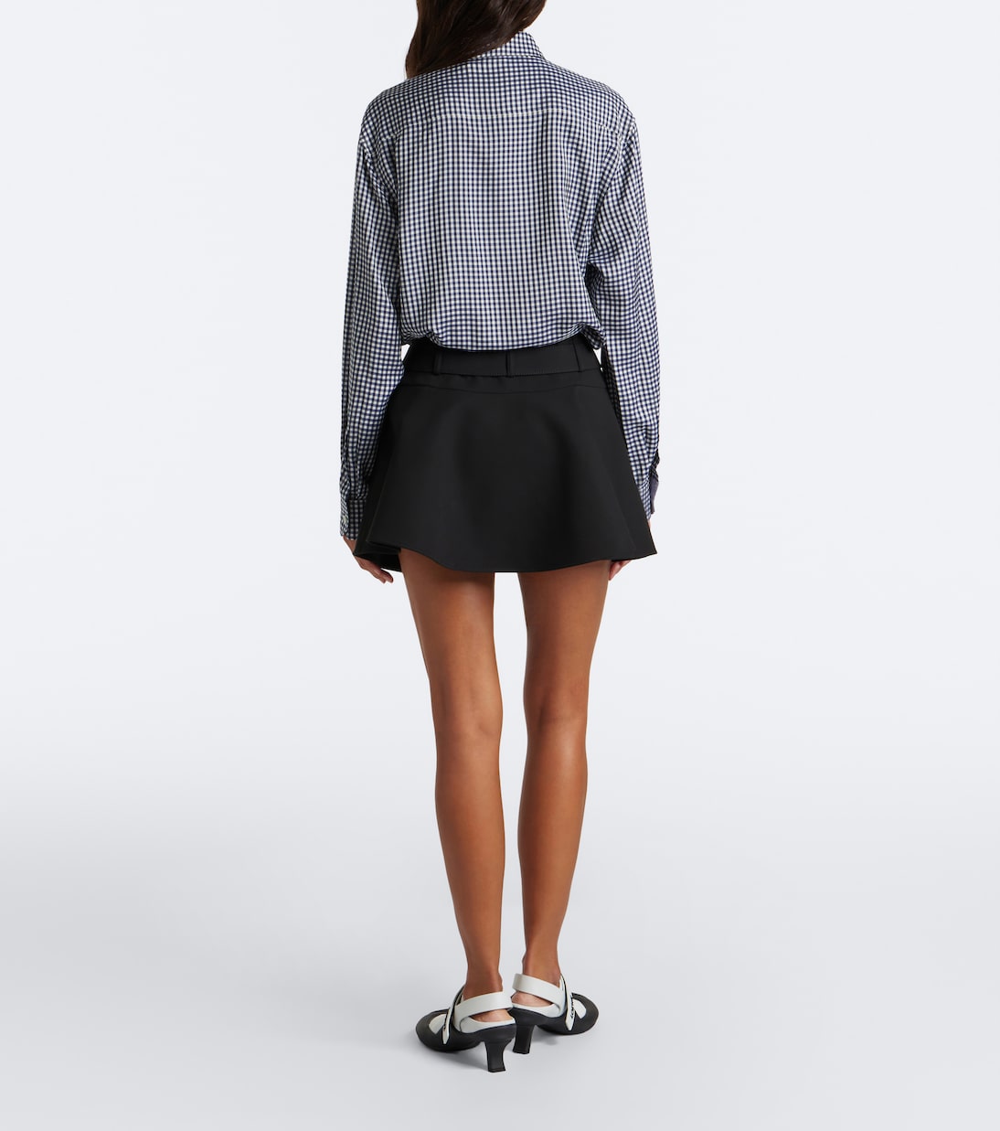 Loewe - Belted cotton mini skirt