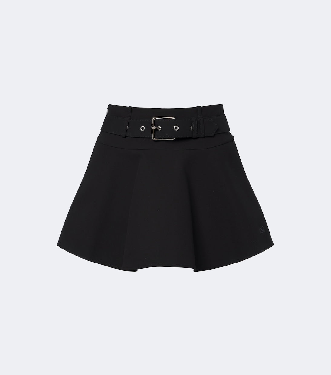 Loewe - Belted cotton mini skirt