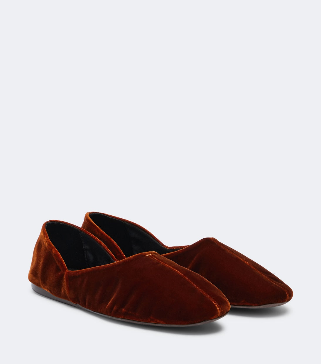 Khaite - Jane velvet ballet flats