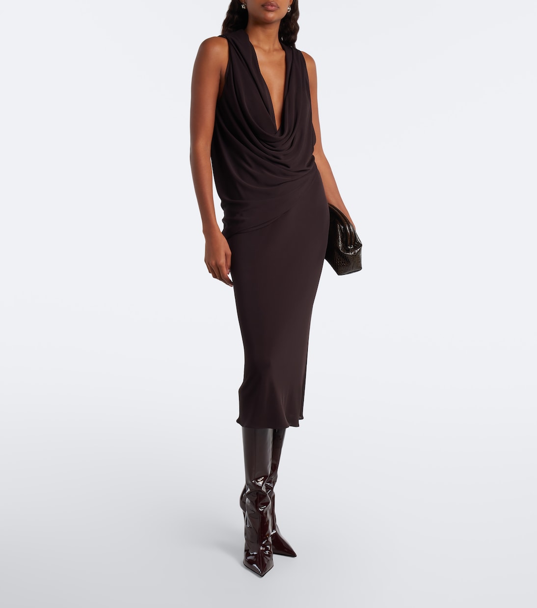 Paris Texas - Vera patent leather knee-high boots