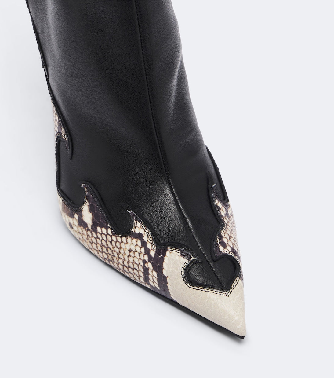 Paris Texas - Lidia Queen of Hearts leather ankle boots