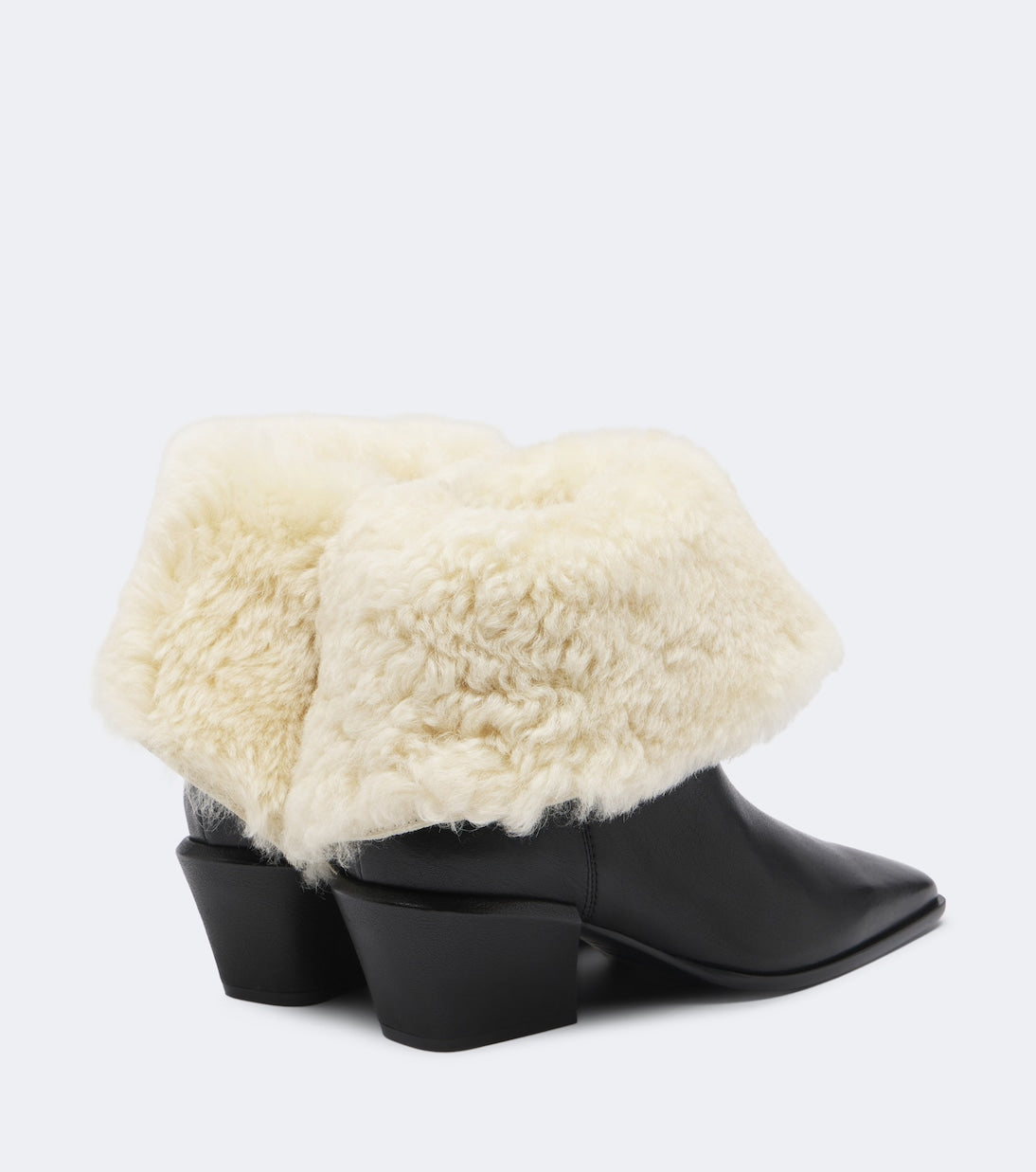 Paris Texas - Bettina shearling-lined leather ankle boots