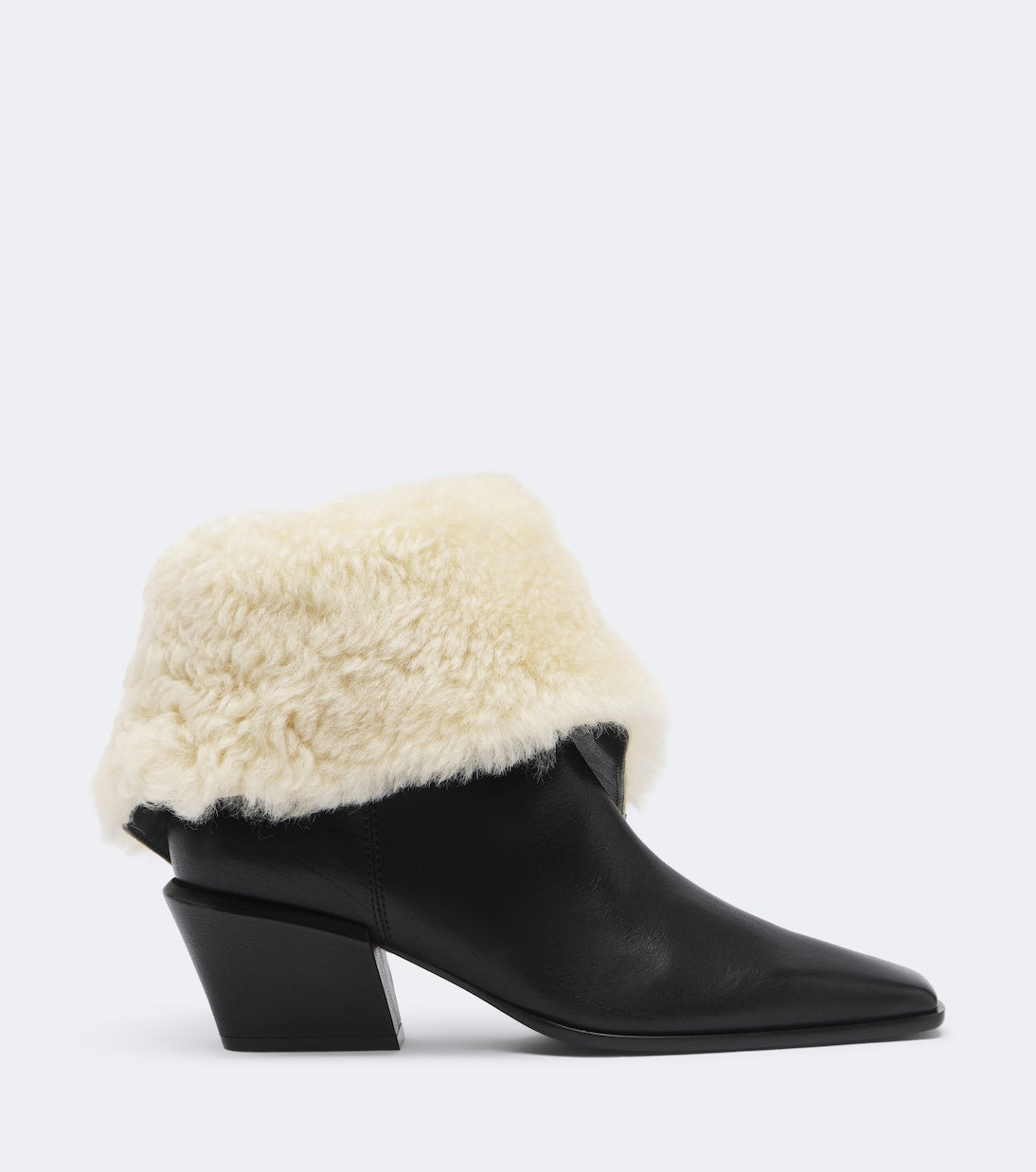 Paris Texas - Bettina shearling-lined leather ankle boots