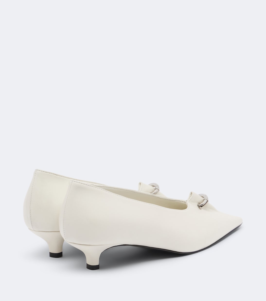 Toteme - Pierced embellished leather pumps