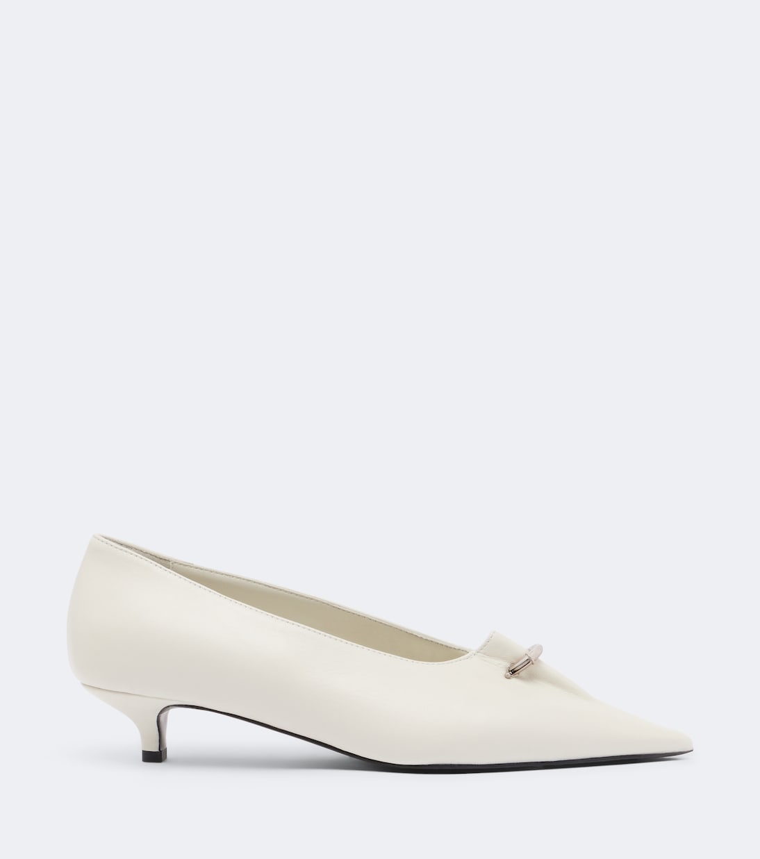 Toteme - Pierced embellished leather pumps