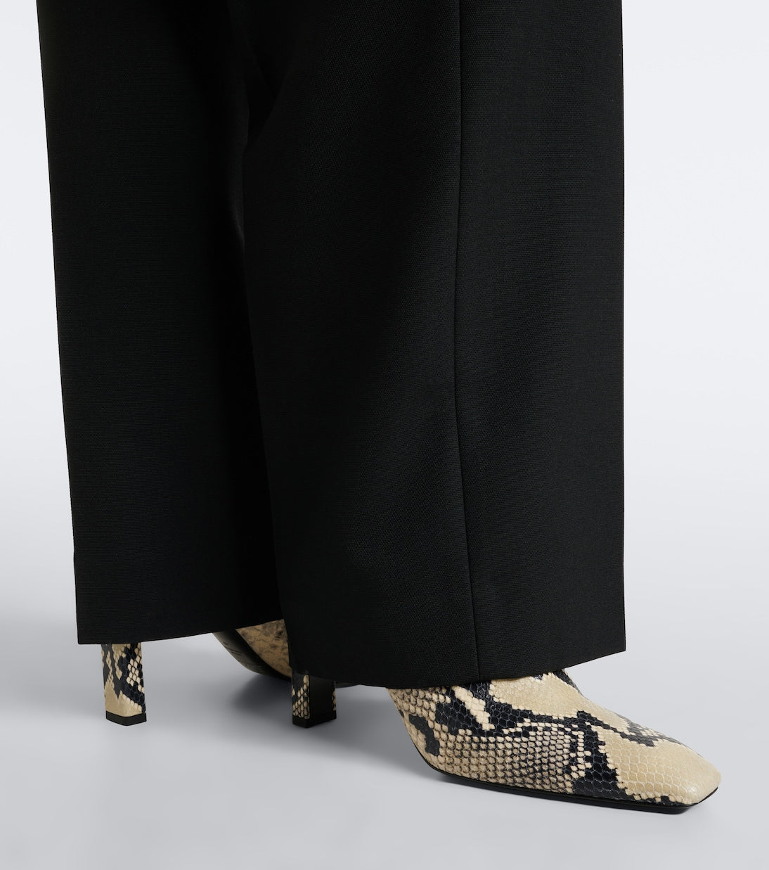 Toteme - Snake-effect leather ankle boots