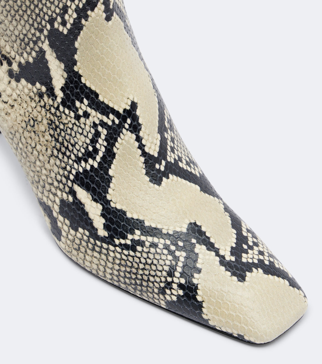 Toteme - Snake-effect leather ankle boots