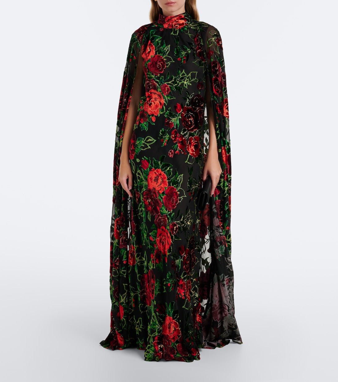 Rodarte - Floral devoré velvet gown