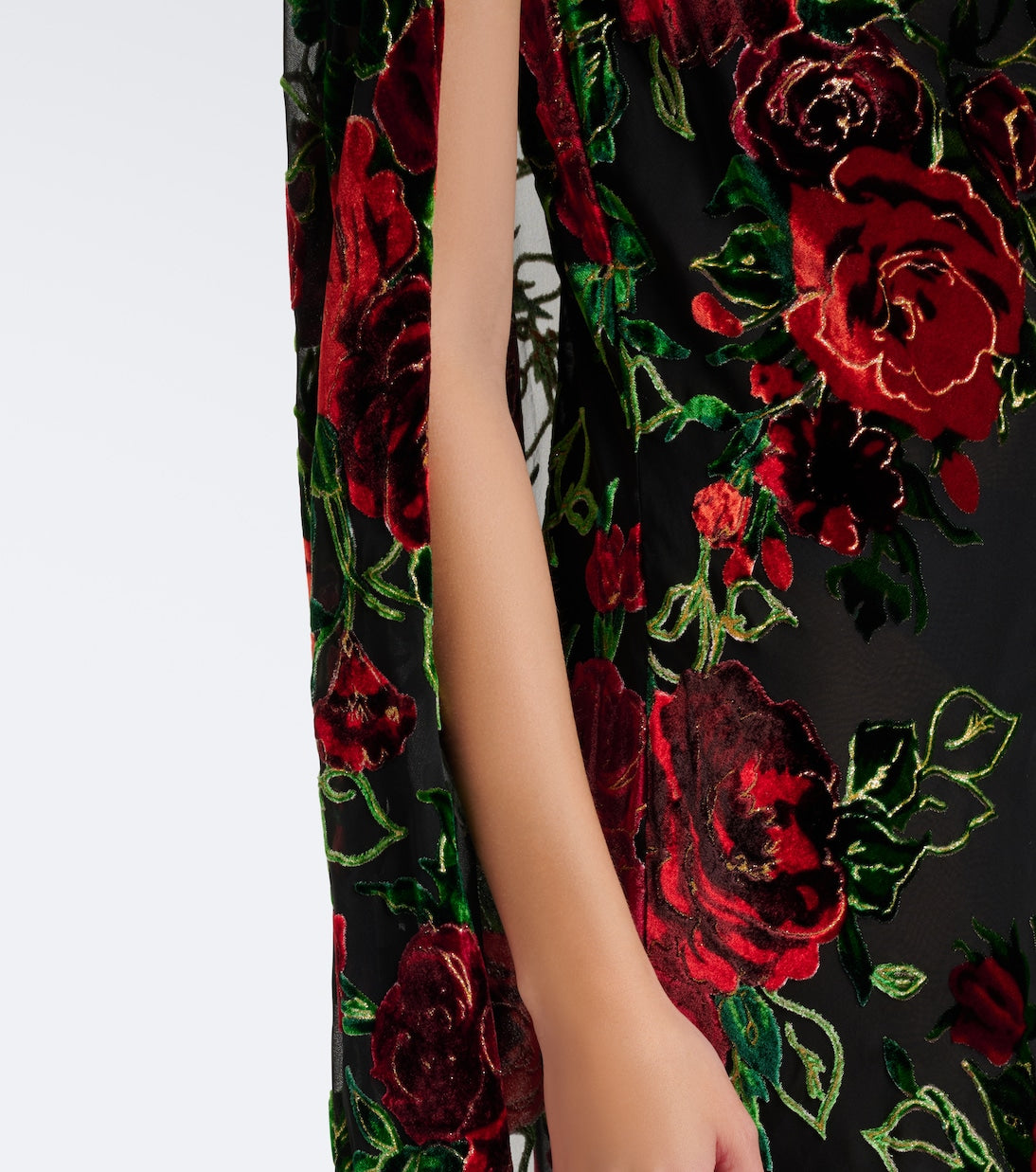 Rodarte - Floral devoré velvet gown