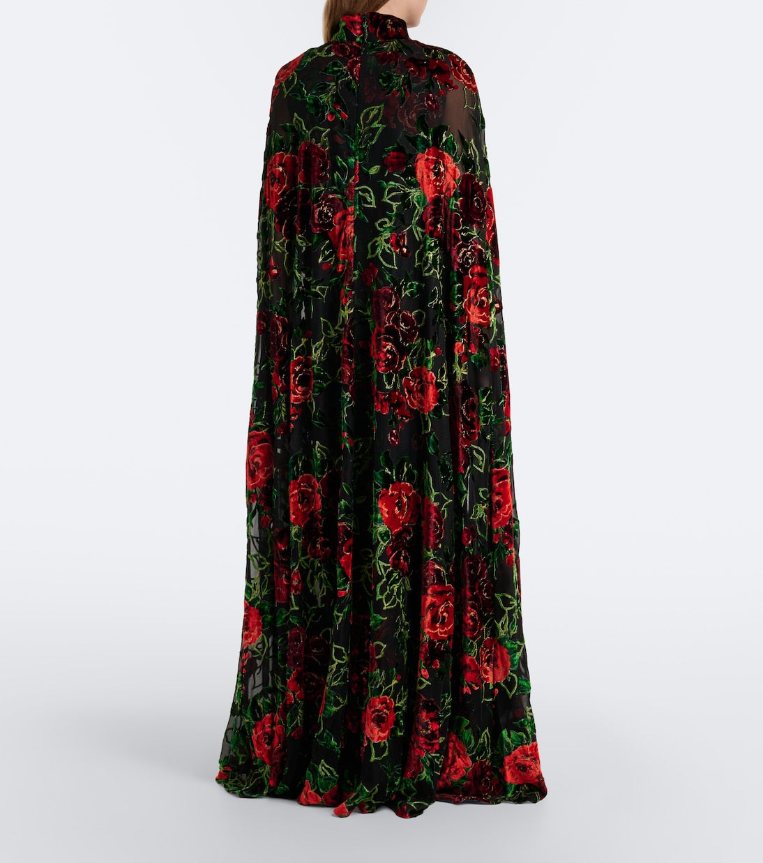 Rodarte - Floral devoré velvet gown