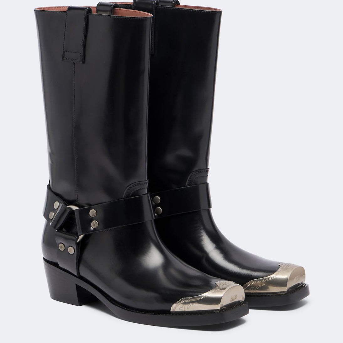 Paris Texas - Roxy leather biker boots