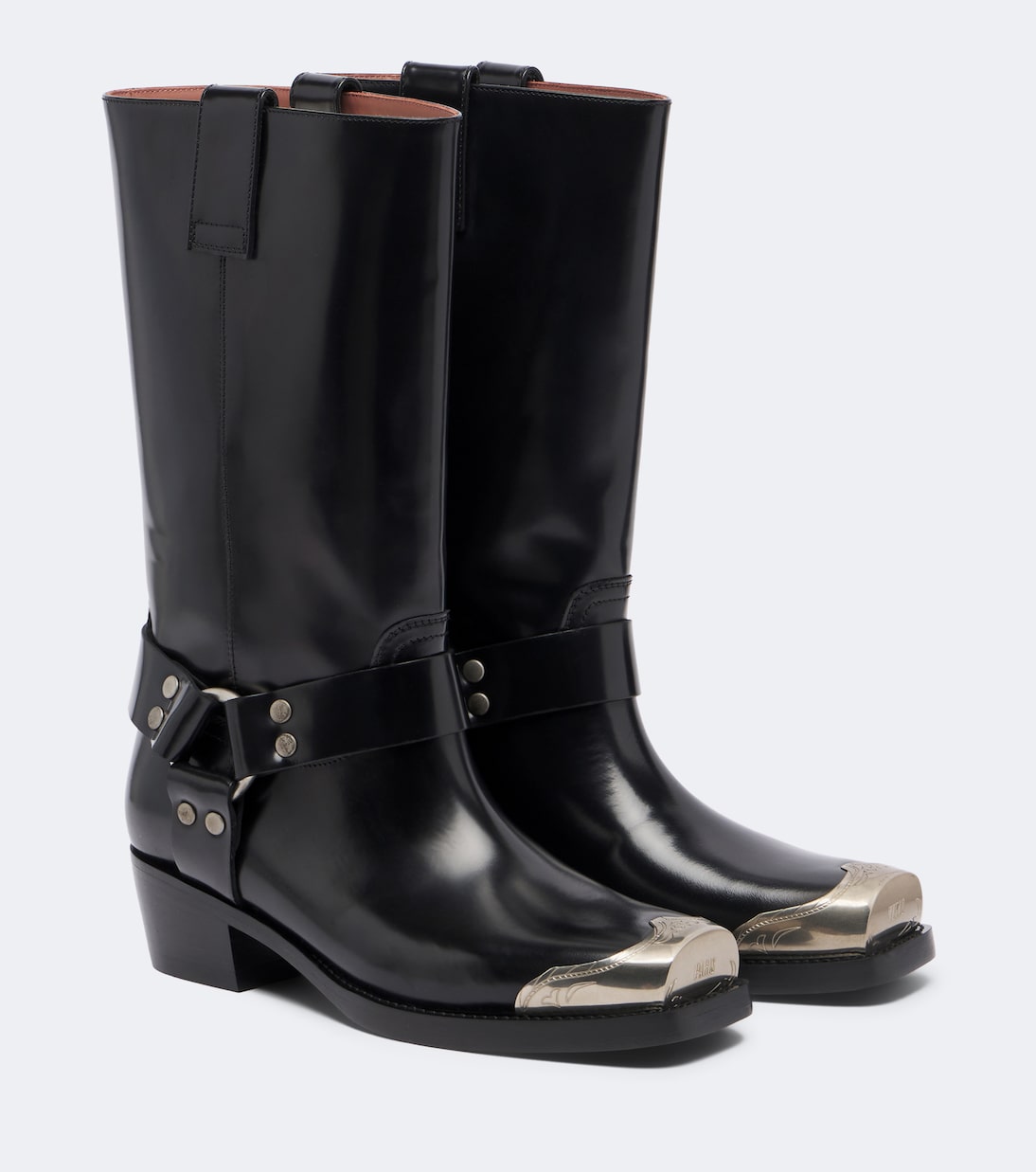 Paris Texas - Roxy leather biker boots