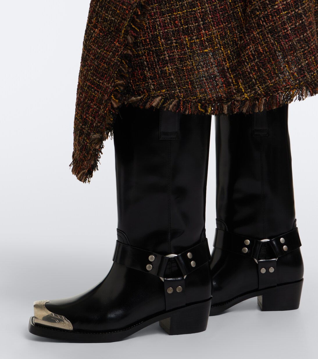 Paris Texas - Roxy leather biker boots
