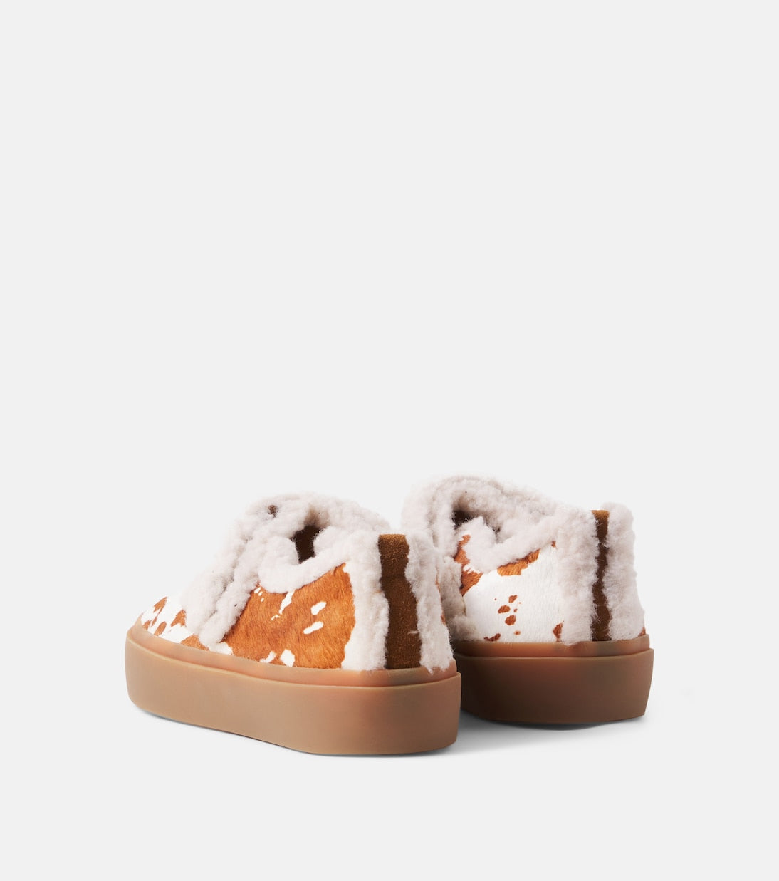 Inuikii Kids - Printed calf hair Mary Jane flats