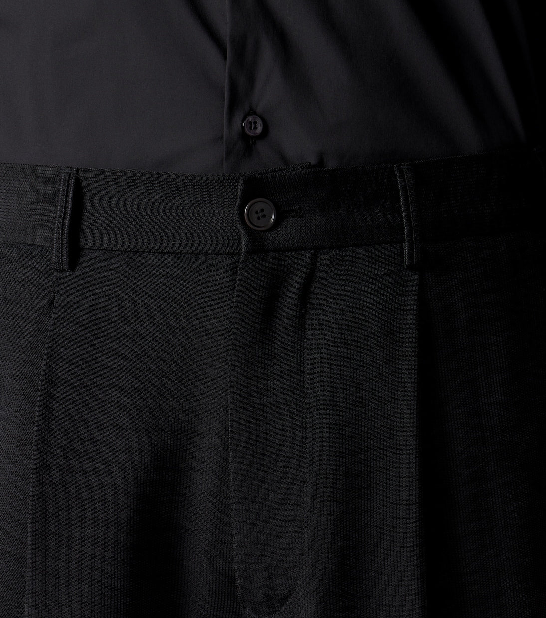 Giorgio Armani - Pleated jacquard straight pants