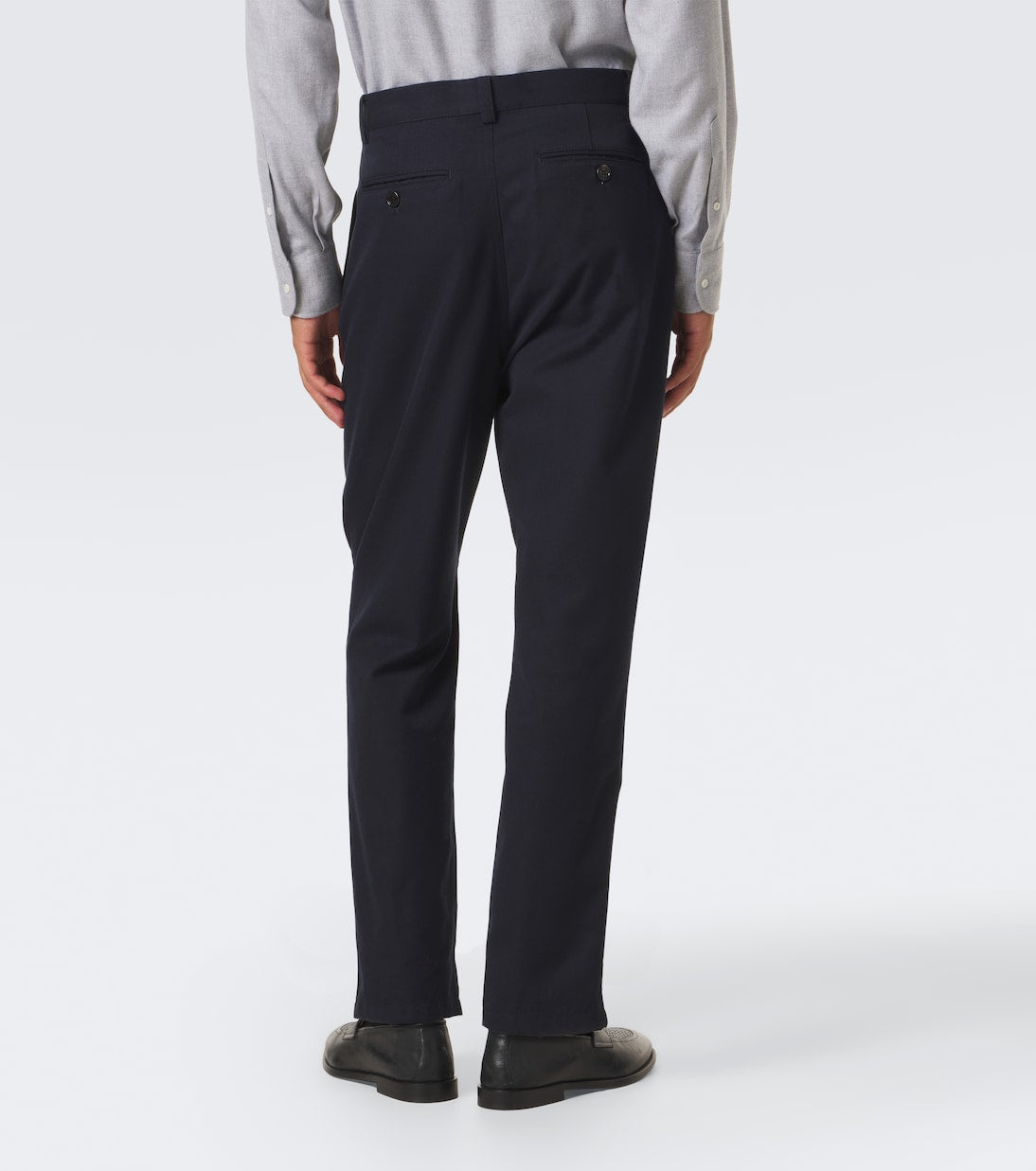 Brunello Cucinelli - Cotton and wool tapered pants