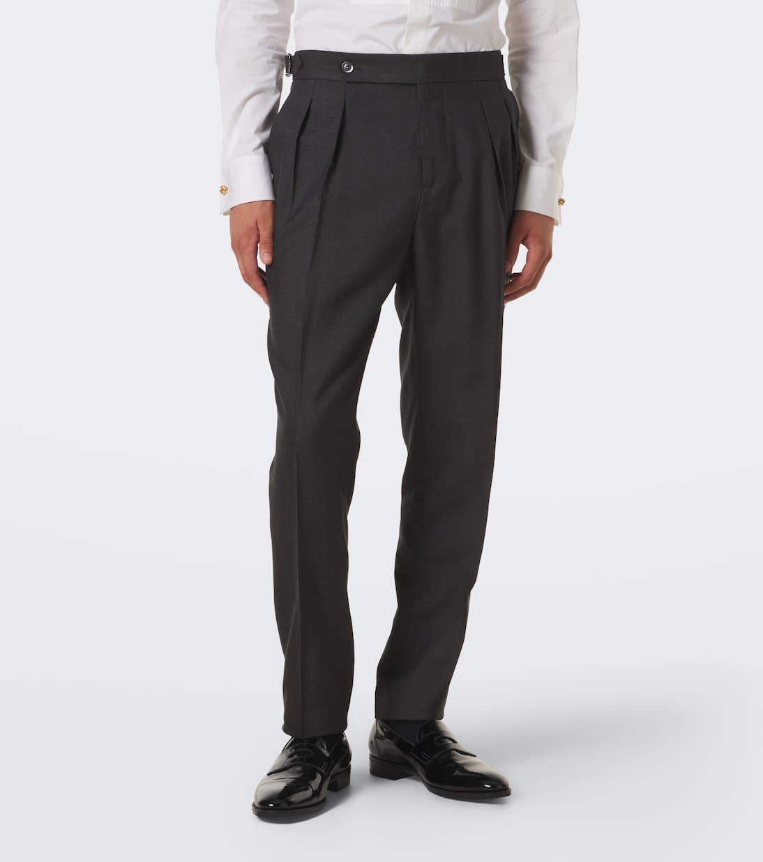 Brunello Cucinelli - Silk tuxedo pants