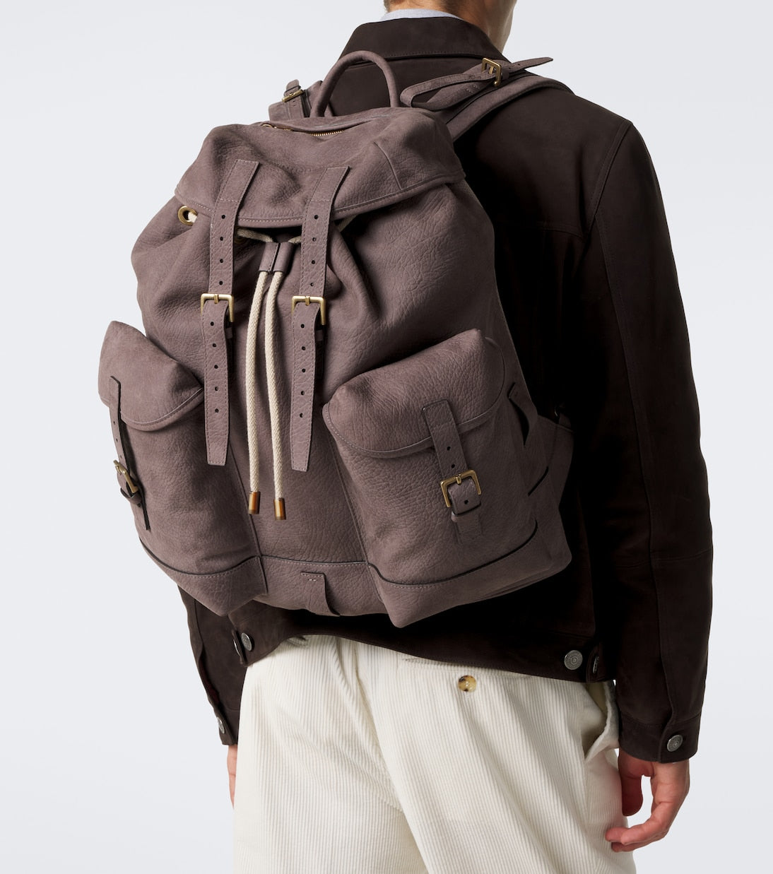 Brunello Cucinelli - Leather backpack
