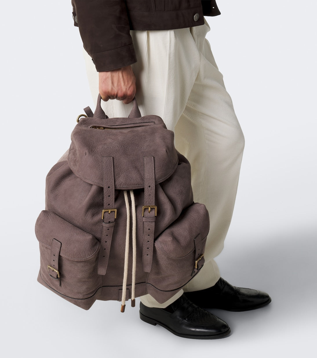 Brunello Cucinelli - Leather backpack